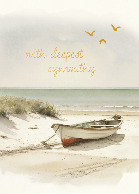 564-FOIOPE1391M | SY/Deepest Sympathy Boat