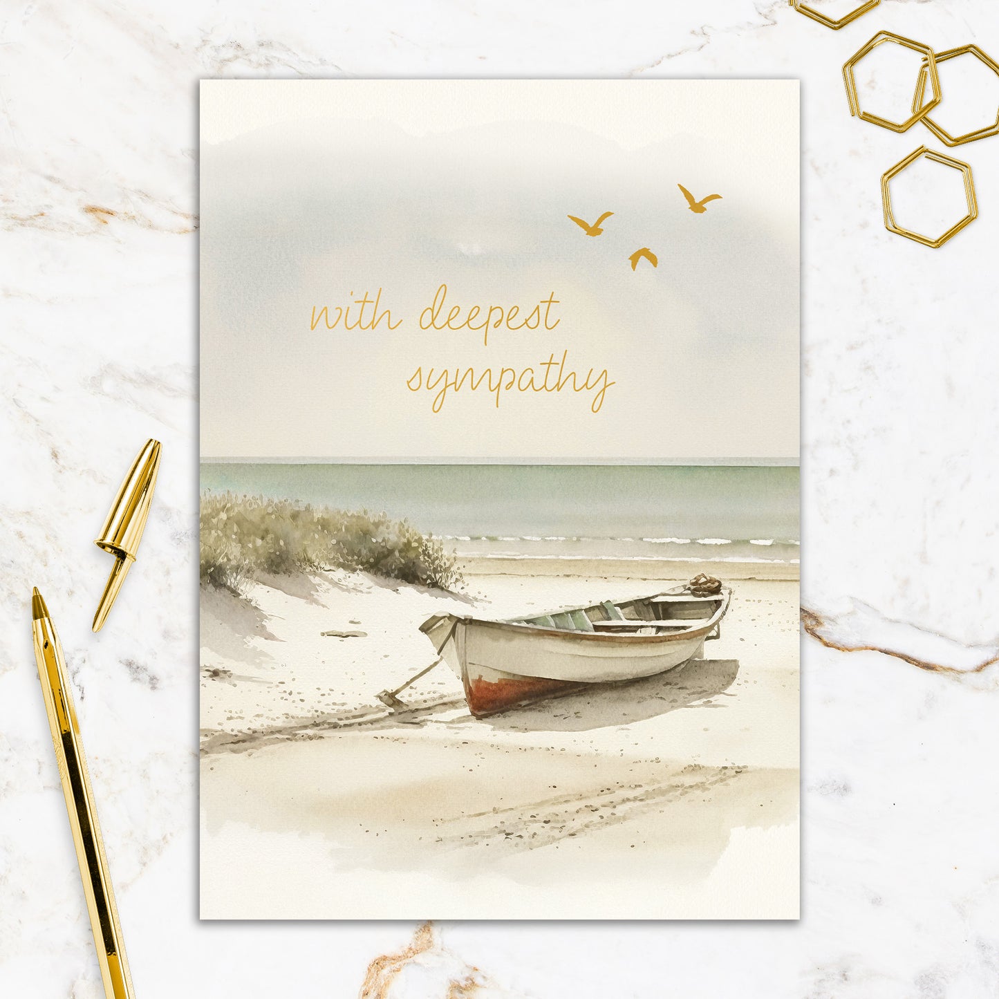 564-FOIOPE1391M | SY/Deepest Sympathy Boat