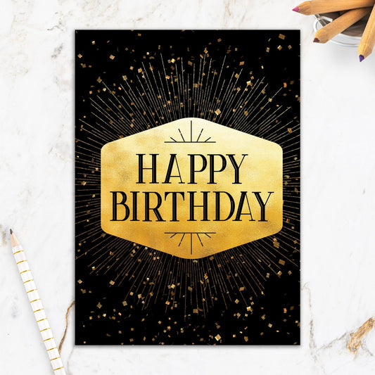 564-IOPE0015C | BD/Gold Birthday