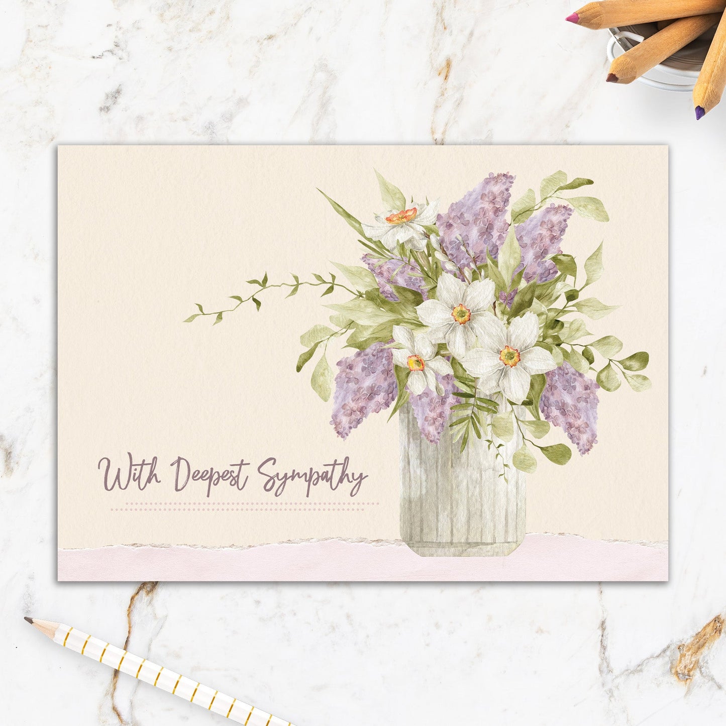 564-IOPE0051WC | SY/Lilac Bouquet
