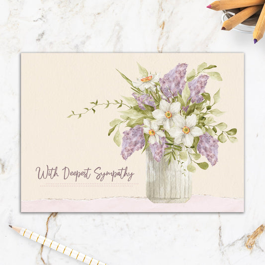 564-IOPE0051WC | SY/Lilac Bouquet