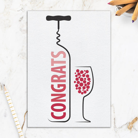 564-IOPE0073L | CO/Letterpress Congrats