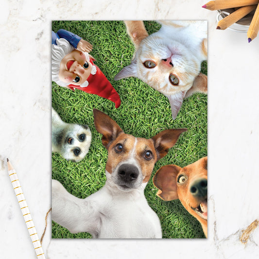 564-IOPE0144C | BD/Dog and Cat Selfie