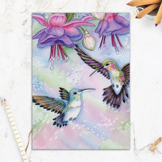 564-IOPE0178L | BD/Two Hummingbirds