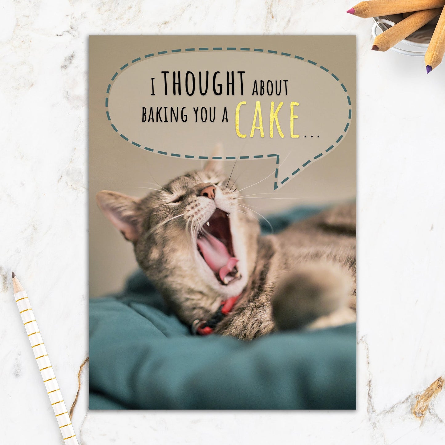 564-IOPE0197C | BD/Yawning Cat