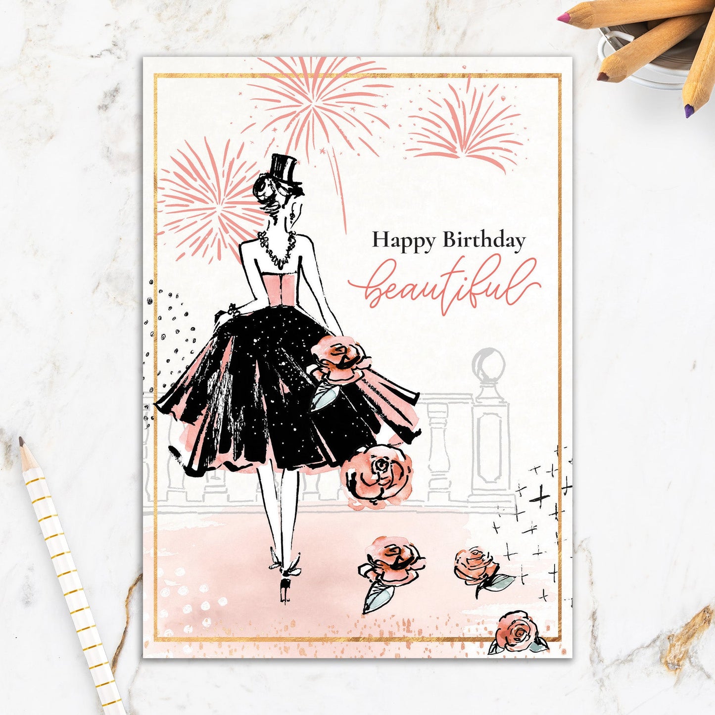 564-IOPE0204WC | BD/Happy Birthday Beautiful