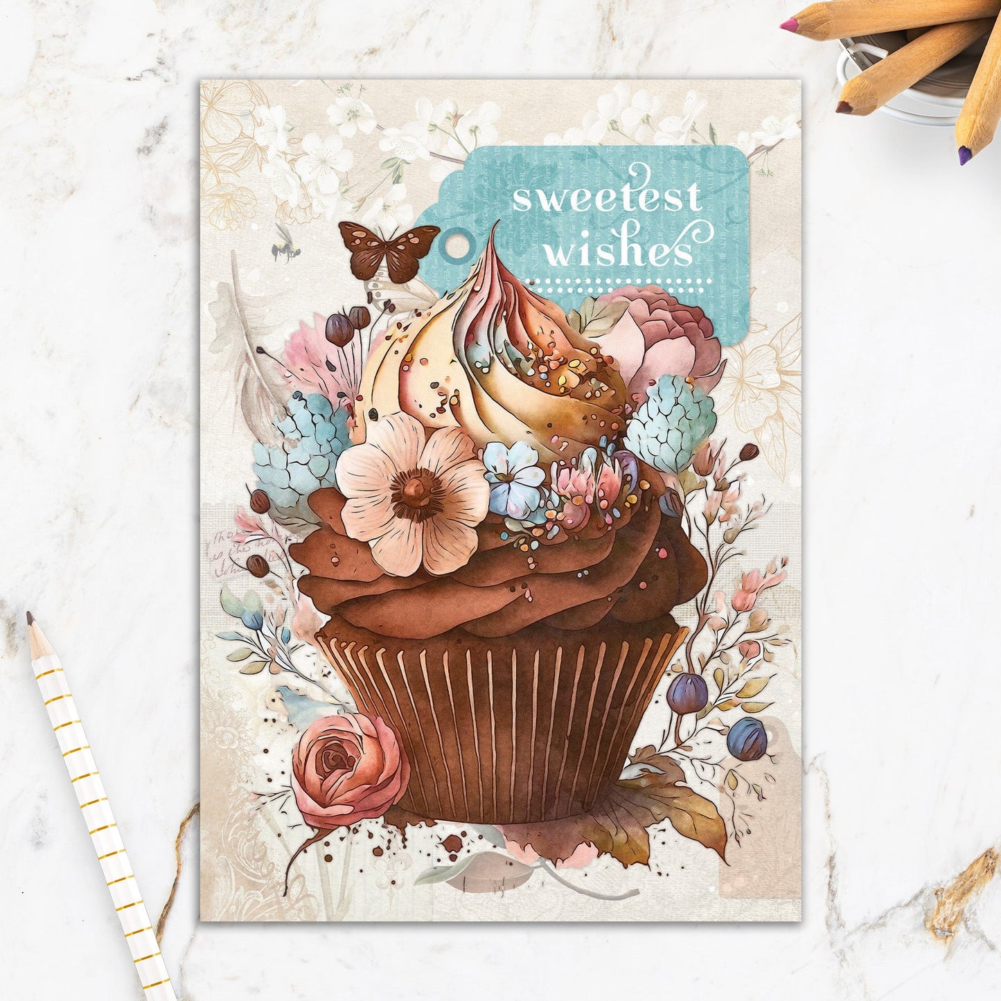 564-IOPE0215S | BD/Sweetest Wishes Cupcake