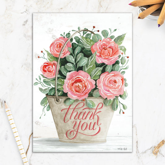 564-IOPE0242L | TY/Bunch Of Pink Flowers