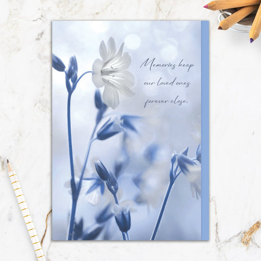 564-IOPE0259L | SY/Blue with White Flowers