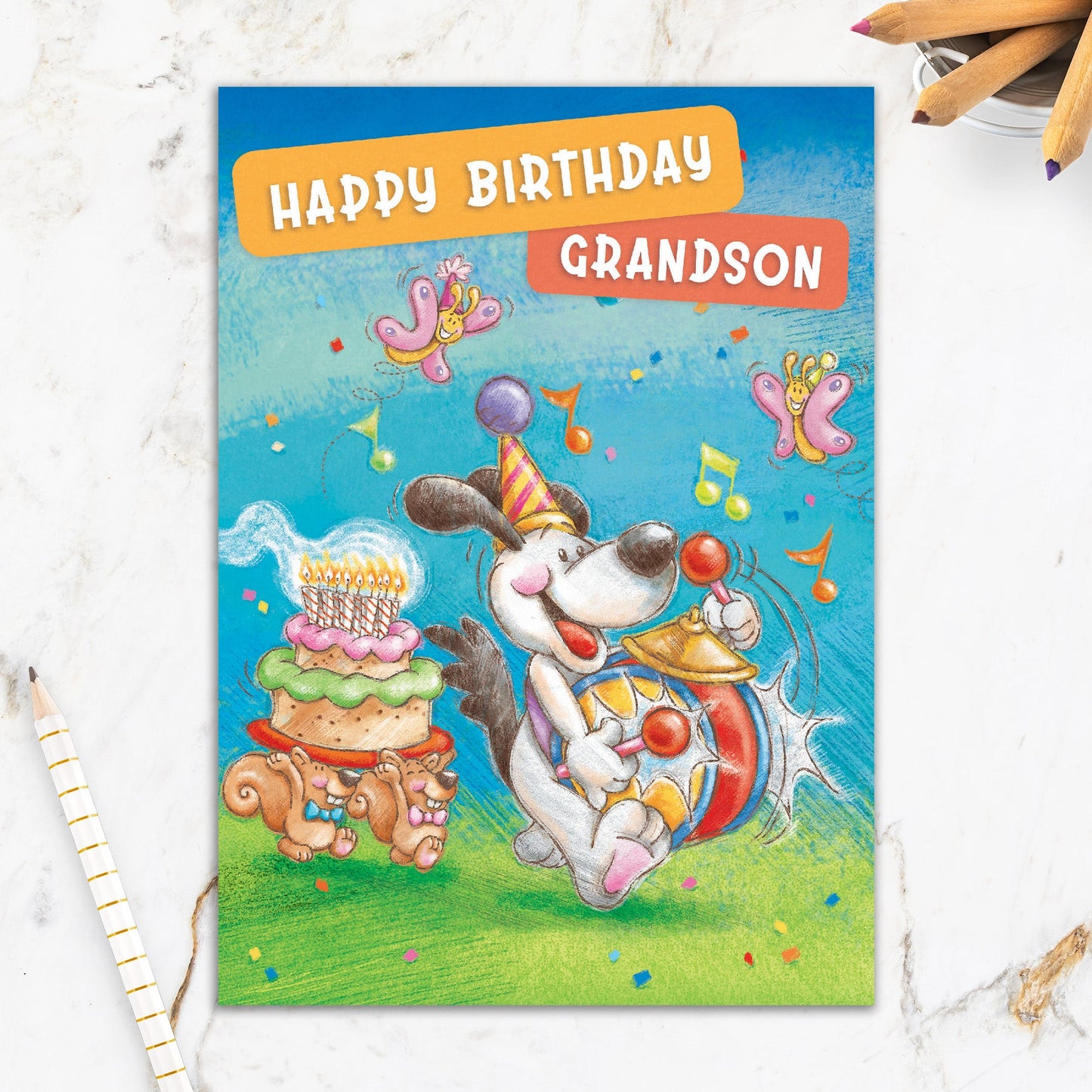 564-IOPE0266C | RBD/Cartoon Dog Grandson