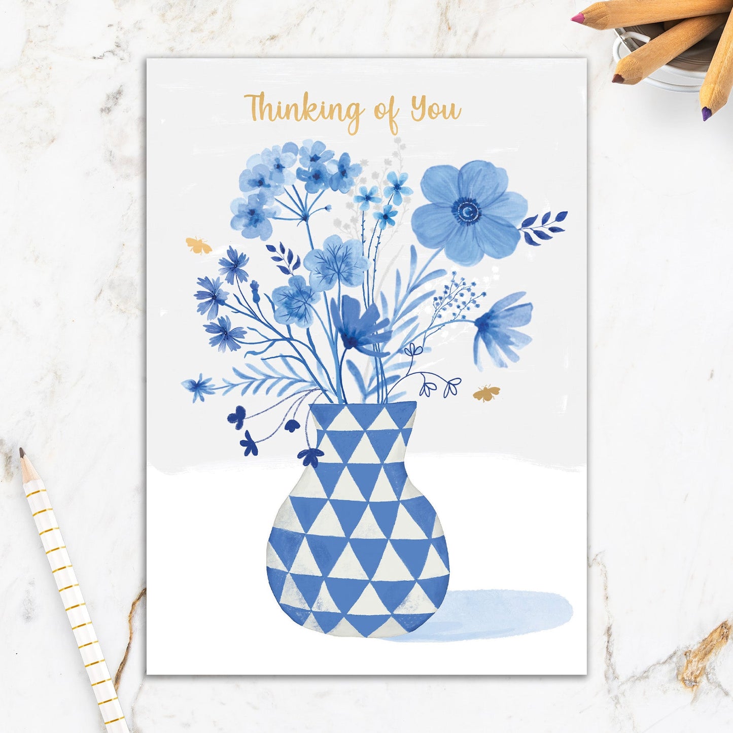 564-IOPE0295S | TH/Thinking Blue Vase