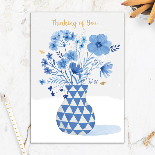 564-IOPE0295S | TH/Thinking Blue Vase