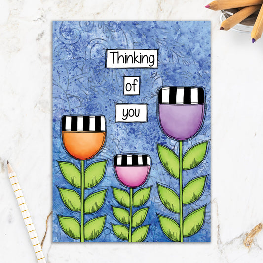 564-IOPE0298L | TH/Inky Flowers