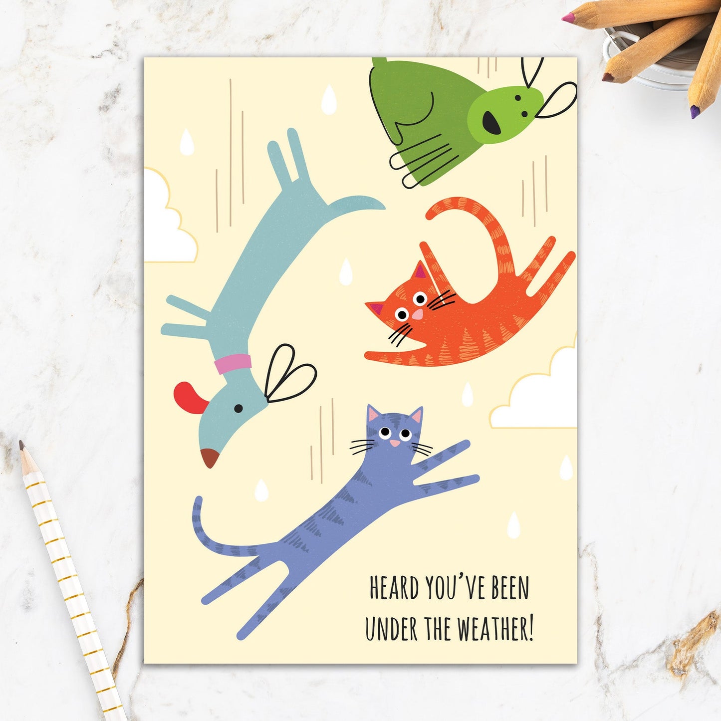 564-IOPE0314C | GW/Raining Cats and Dogs