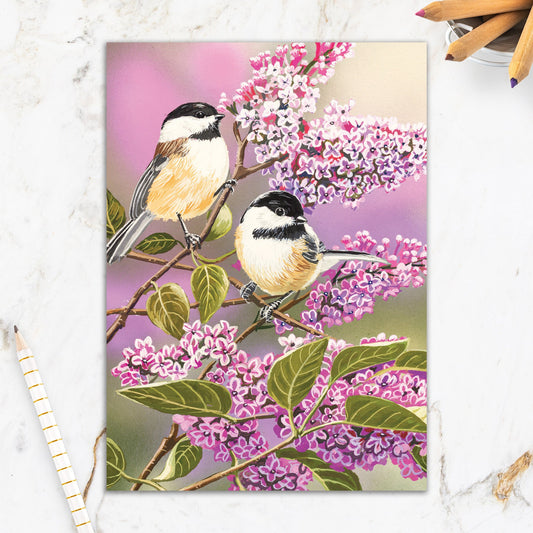 564-IOPE0499S | BL/Lilac Birds