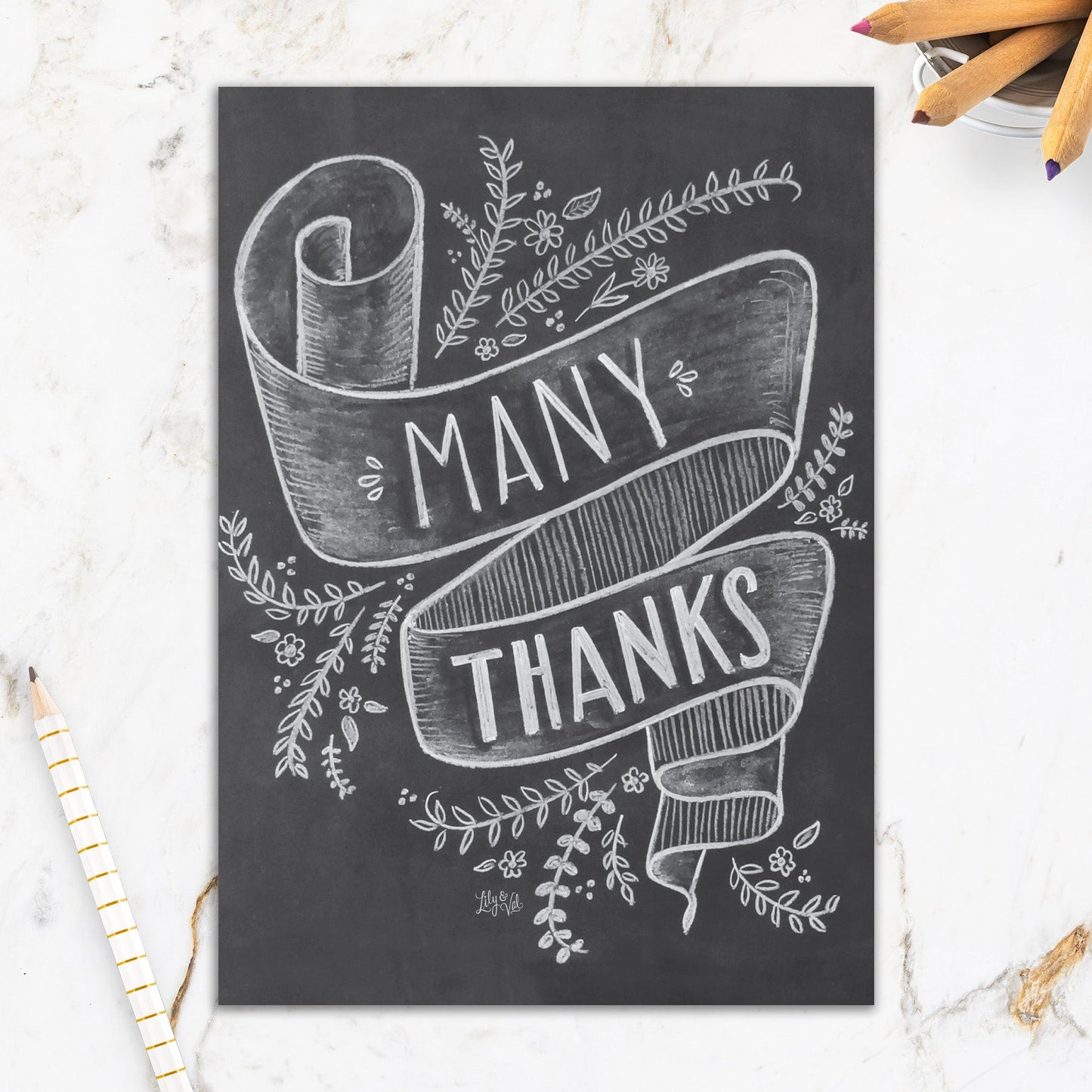 564-IOPE0500S | TY/Thanks Chalkboard