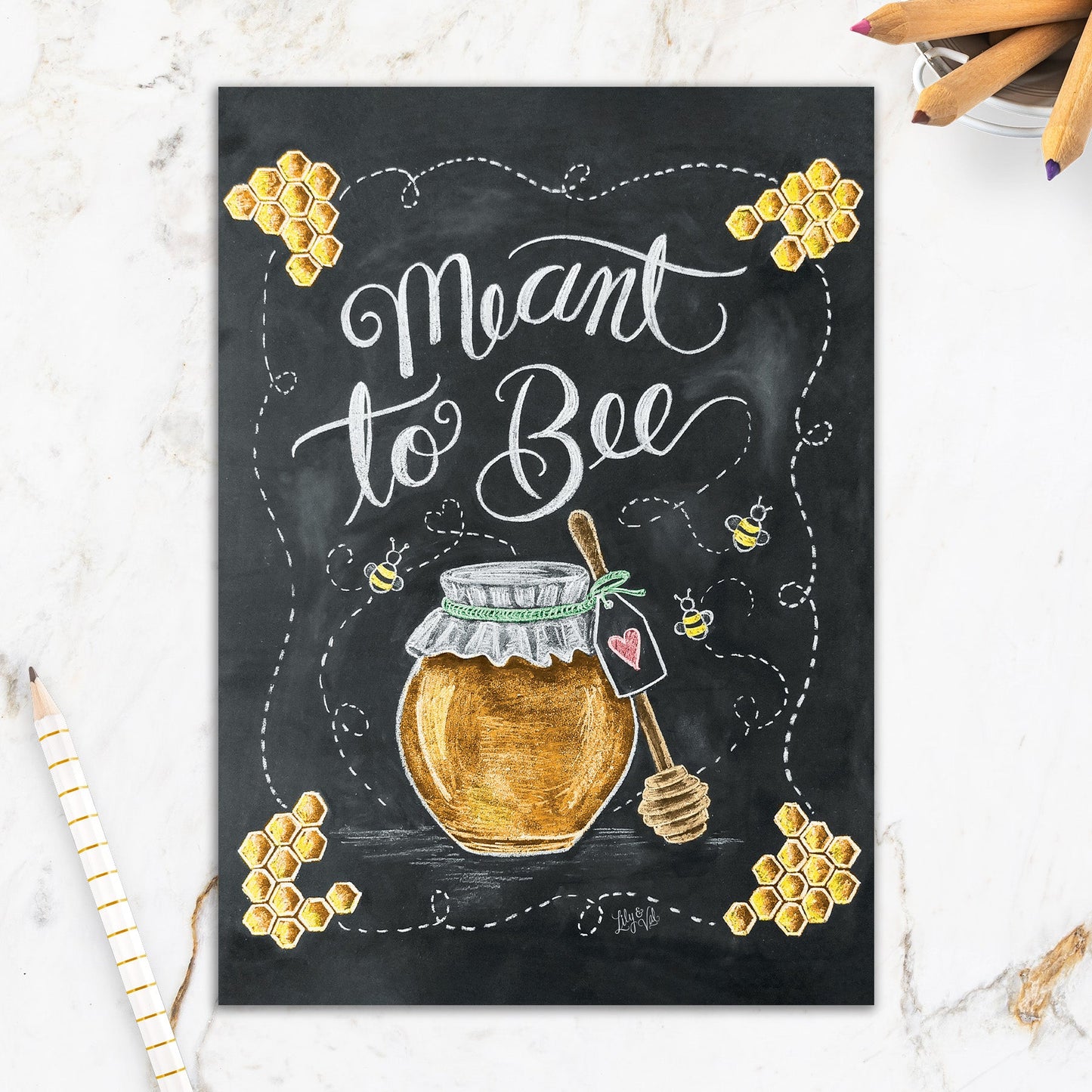 564-IOPE0502S | RO/Honey Chalkboard