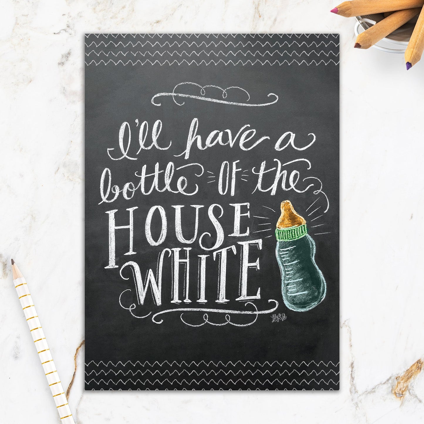 564-IOPE0504S | NB/House White Chalkboard