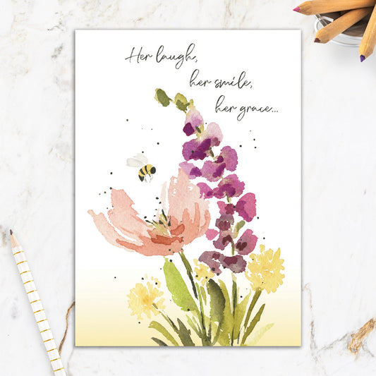 564-IOPE0548WC | SY/Female Flower and Bee