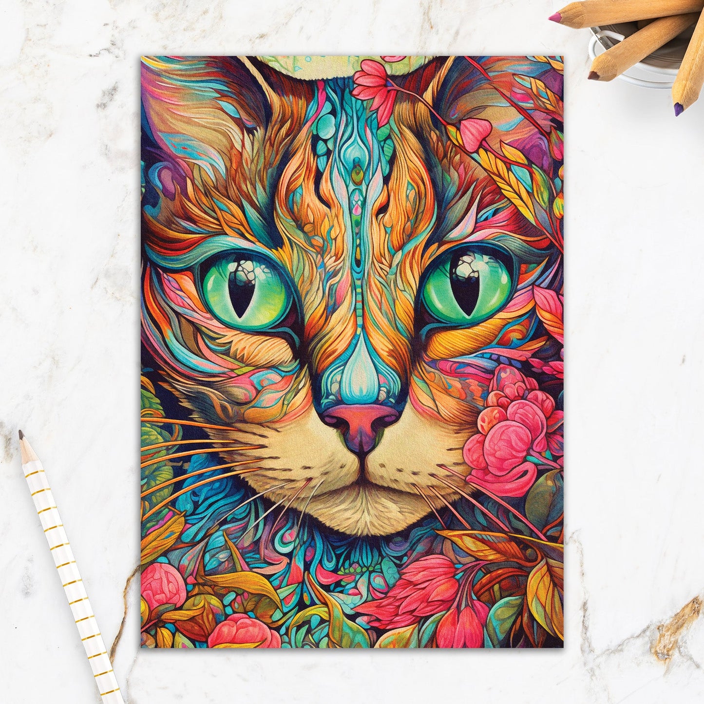 564-IOPE0993L | BL/Colourful Cat
