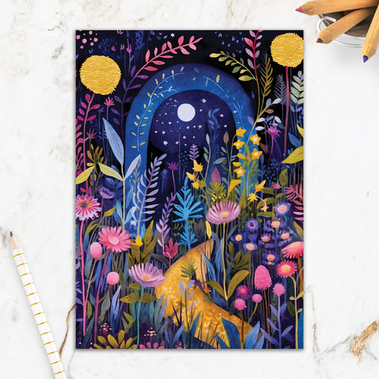 564-IOPE0994L | BL/Floral Portal