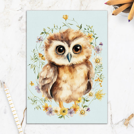 564-IOPE0998L | BL/Floral Owlet
