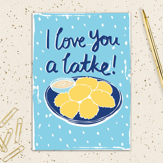 8564-IOPEOH0581L | HA/Love you a Latke