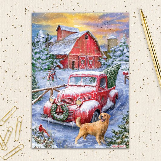 8564-IOPEOS0560L | HOL/Truck with Barn