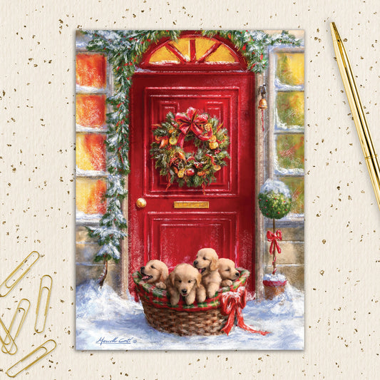 8564-IOPEOS0809S | HOL/Basket Of Puppies