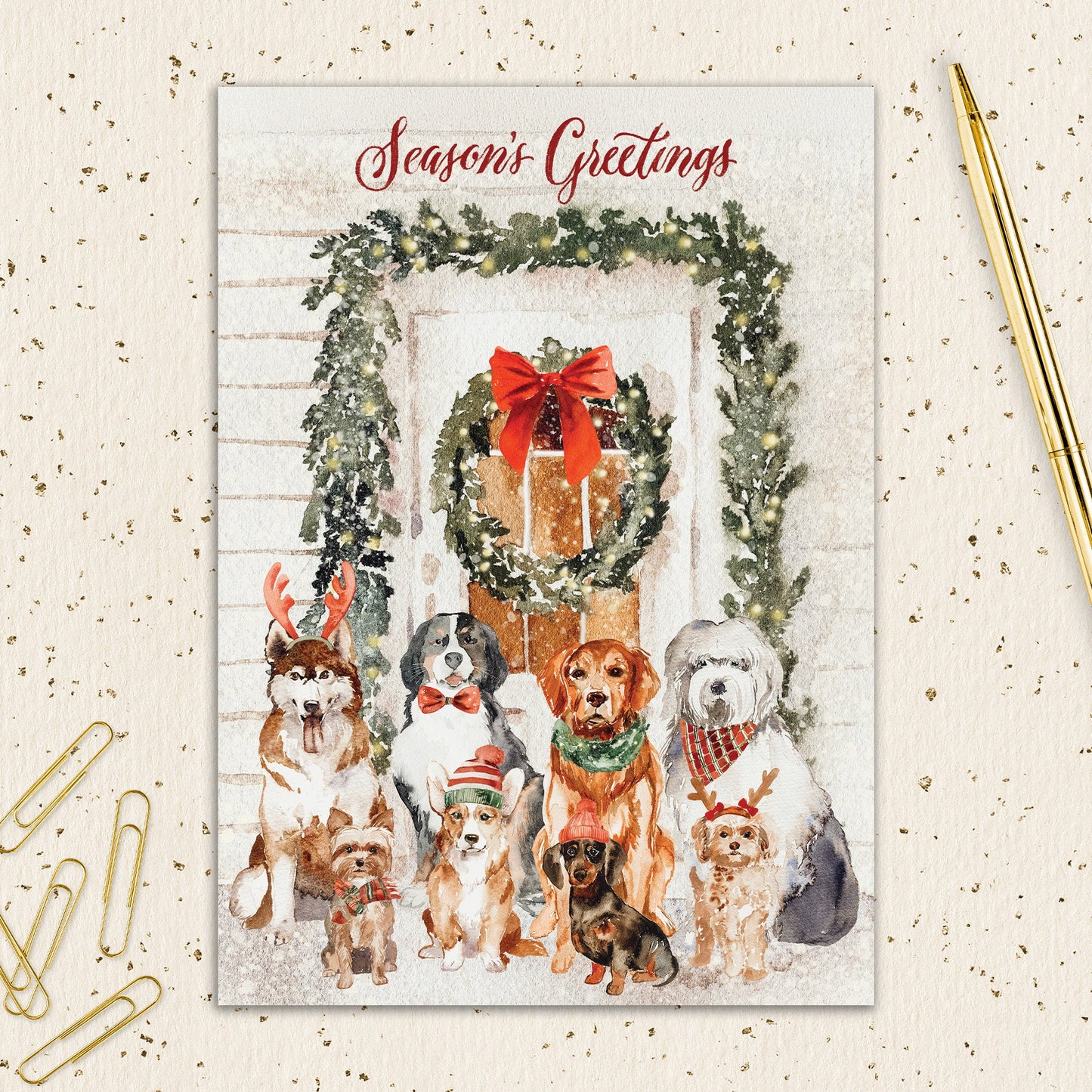 8564-IOPEOS1020WC | HOL/Dogs at the Door