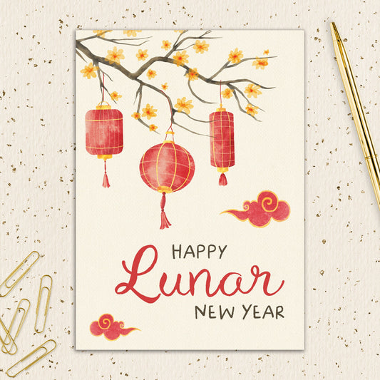 8564-IOPEOS1114WC | CNY/Watercolour Lanterns