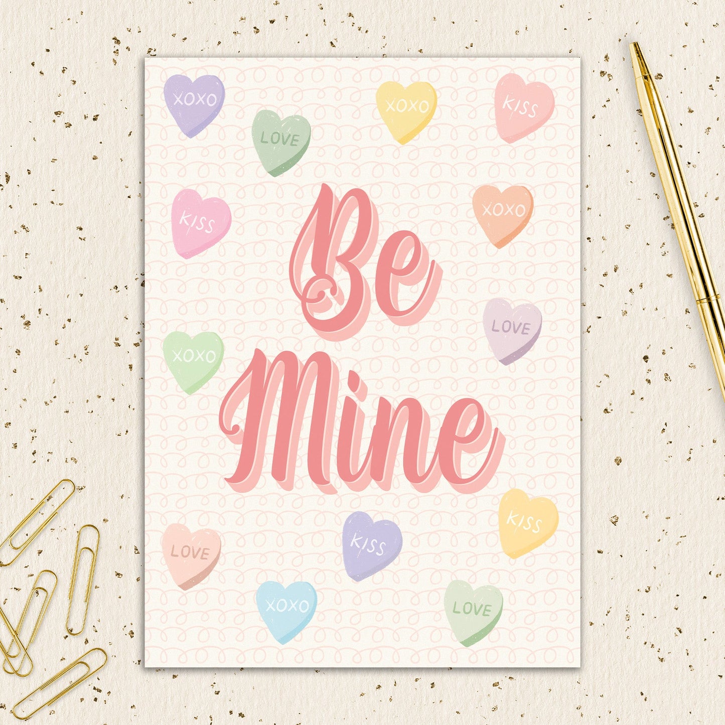 7564-IOPEOV1037L | VAL/Be Mine Hearts