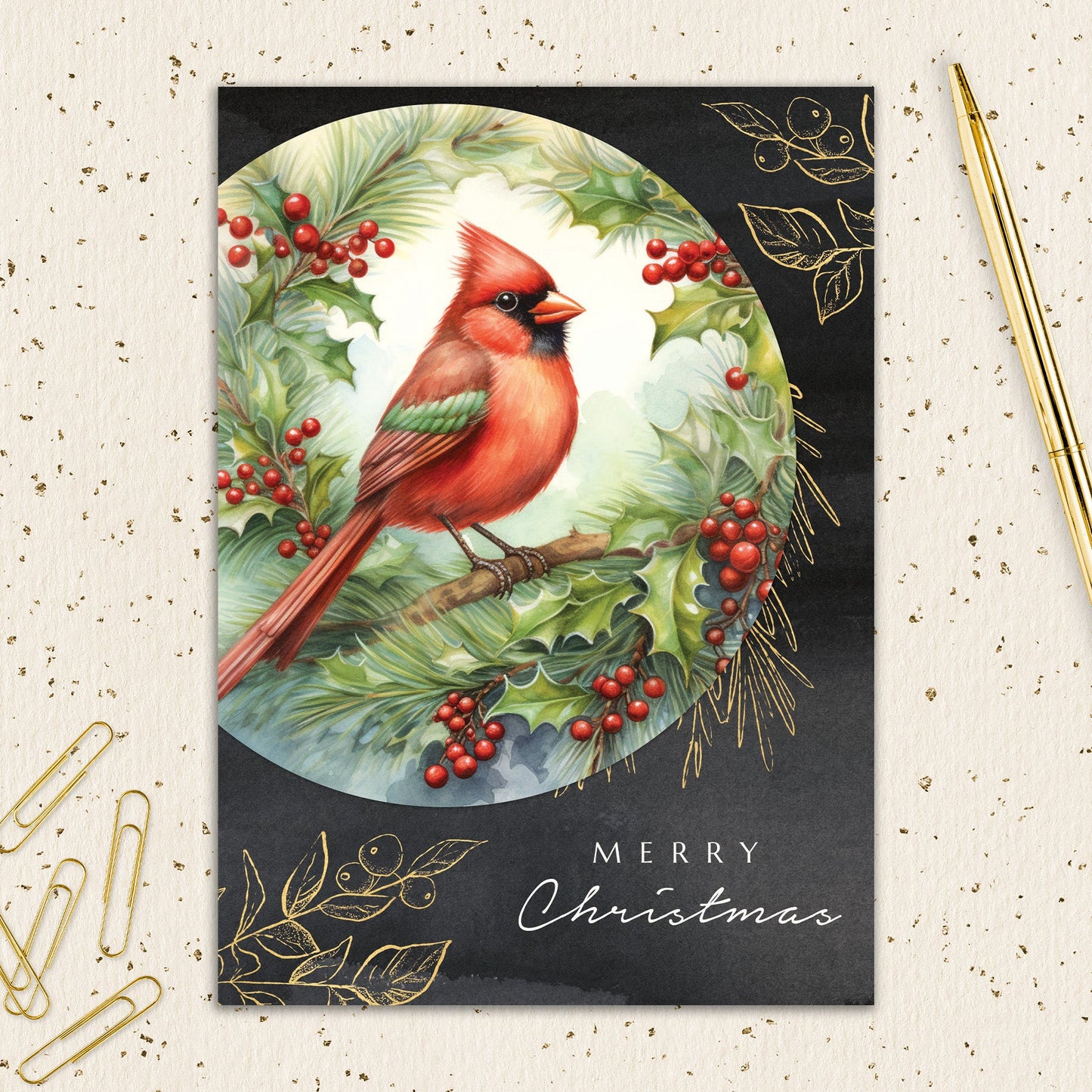 8564-IOPEOX0770S | XM/Christmas Cardinal