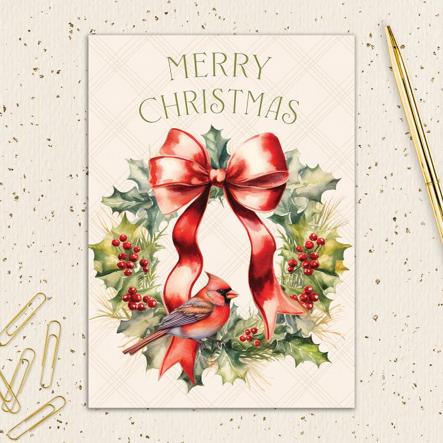 8564-IOPEOX1023WC | XM/Cardinal Wreath