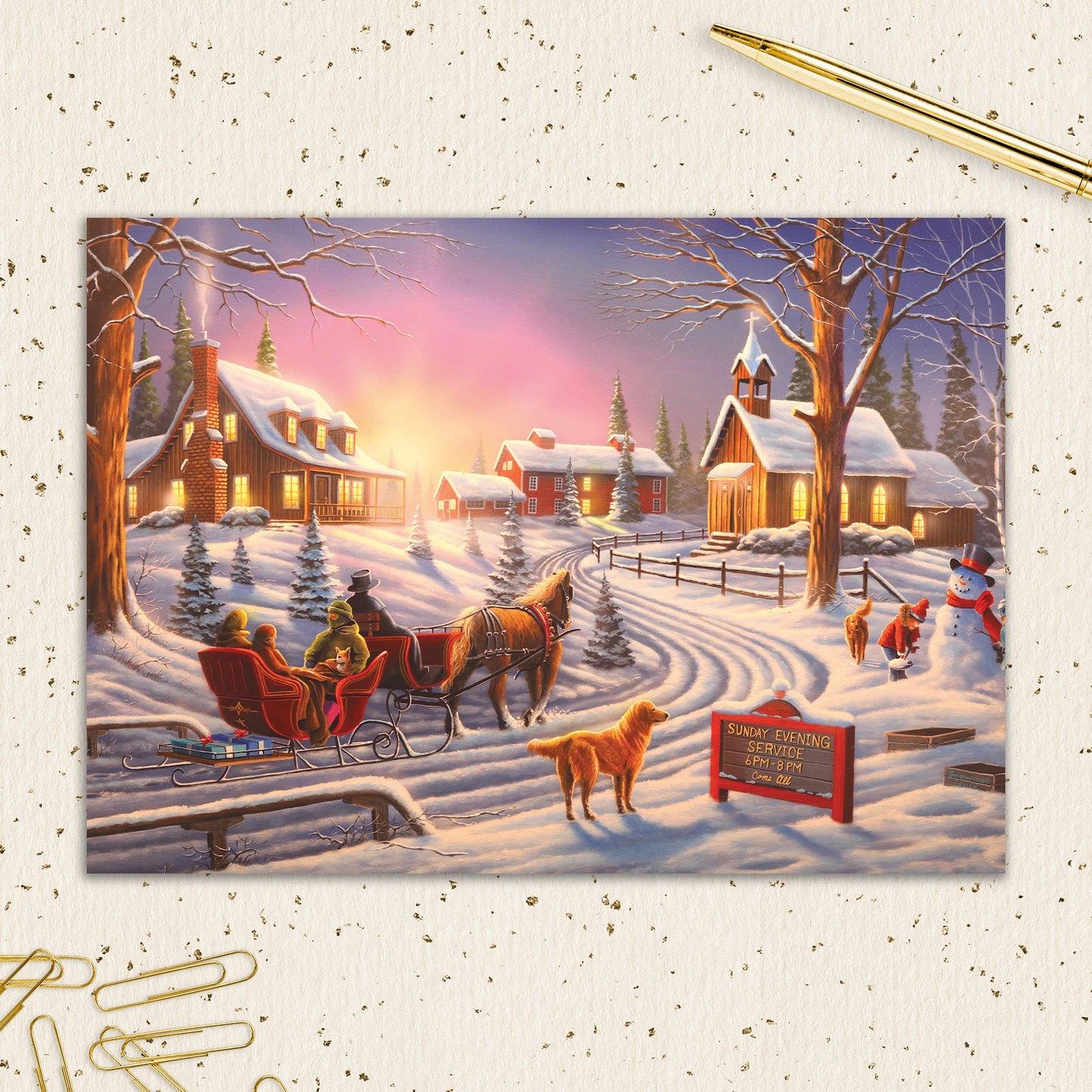 8564-IOPEOX1084L | XM/Evening Sleigh Ride