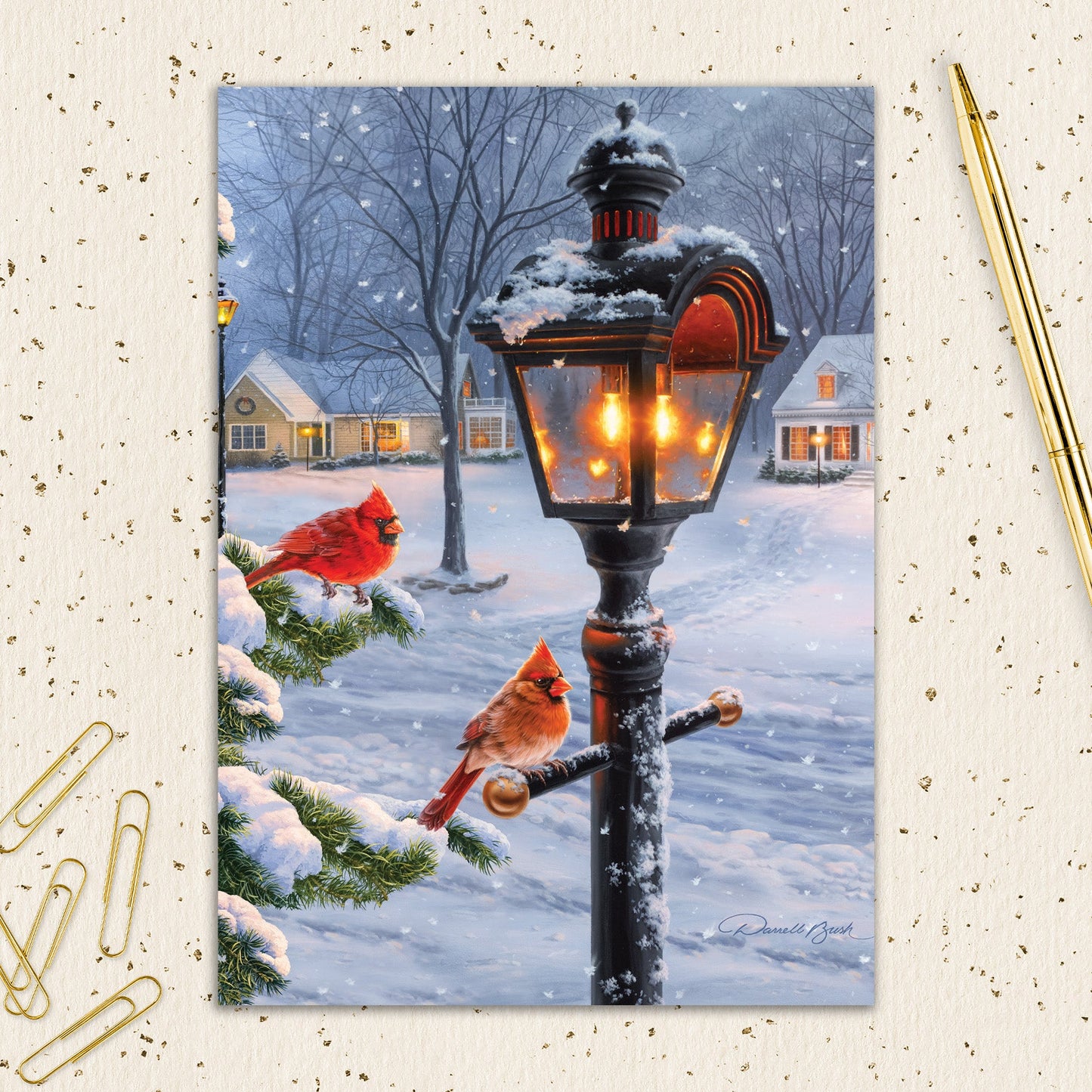 8564-IOPEOX1090L | XM/Cardinals on Lamp Post