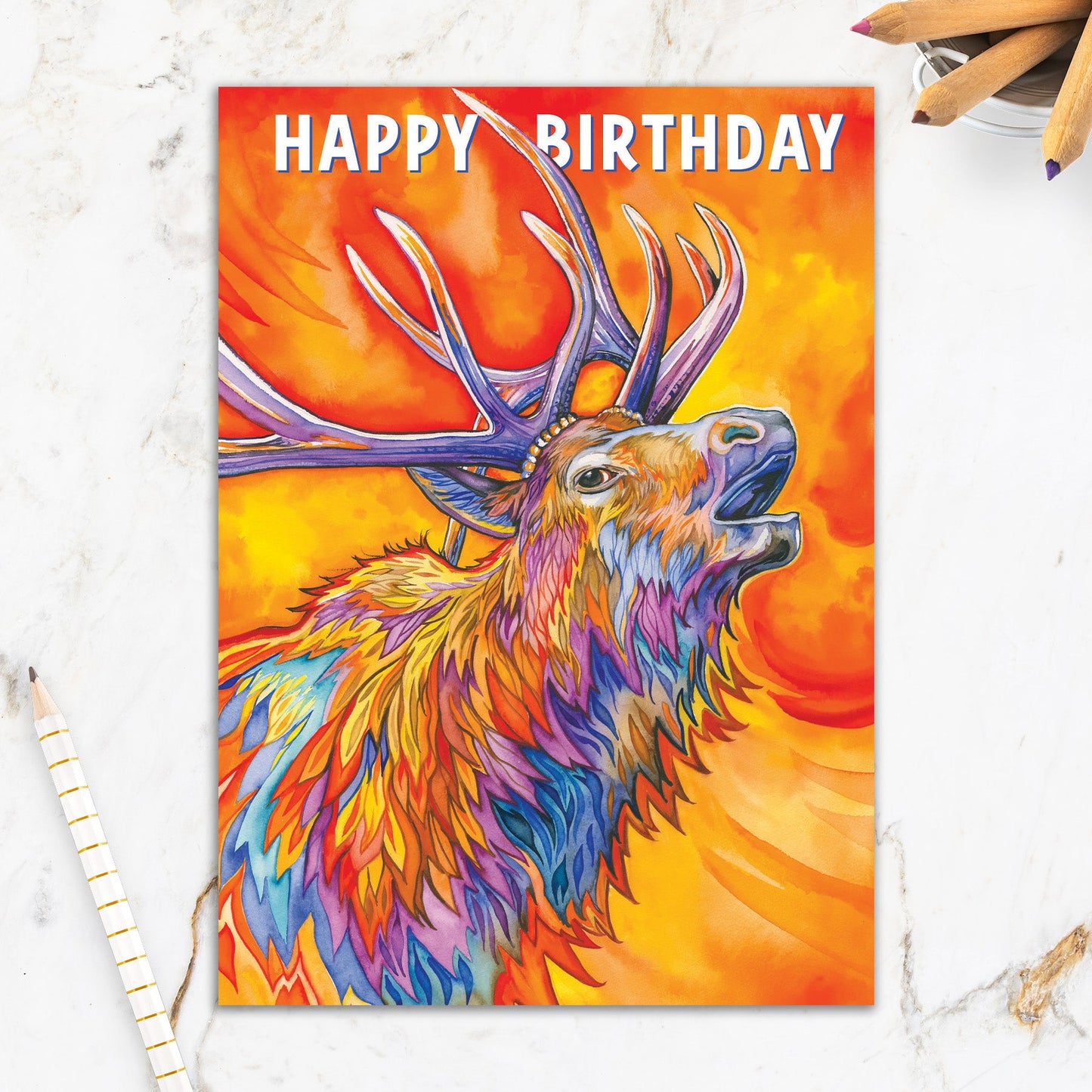 564-IOPI0600L | BD/Colourful Elk