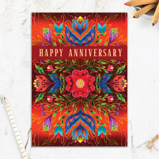 564-IOPI0628L | AN/Red Bright Florals