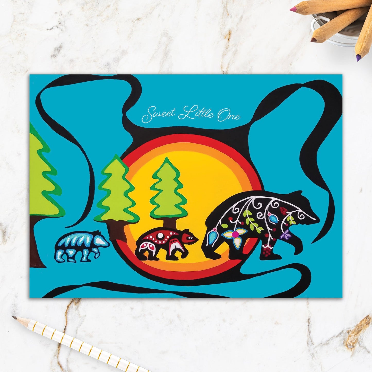 564-IOPI0632L | NB/Bear with Cubs