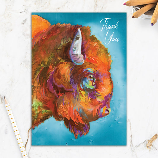 564-IOPI0642L | TY/Colourful Bison