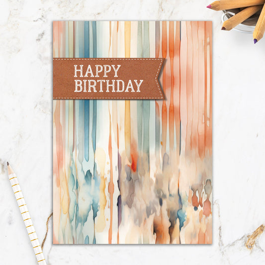 564-IOPI0657L | BD/Watercolour Stripes