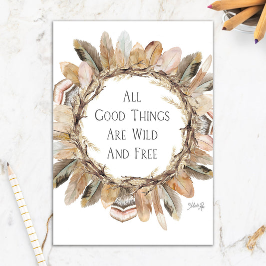 564-IOPI0848L | ED/Feather Wreath