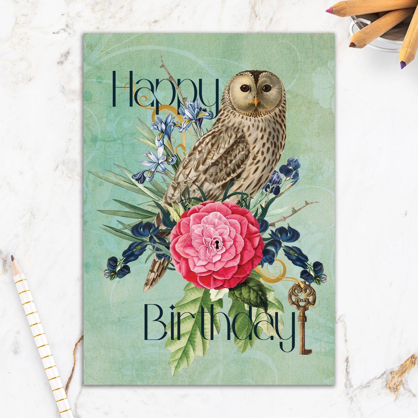 564-IOPM0715WC | BD/Owl Floral