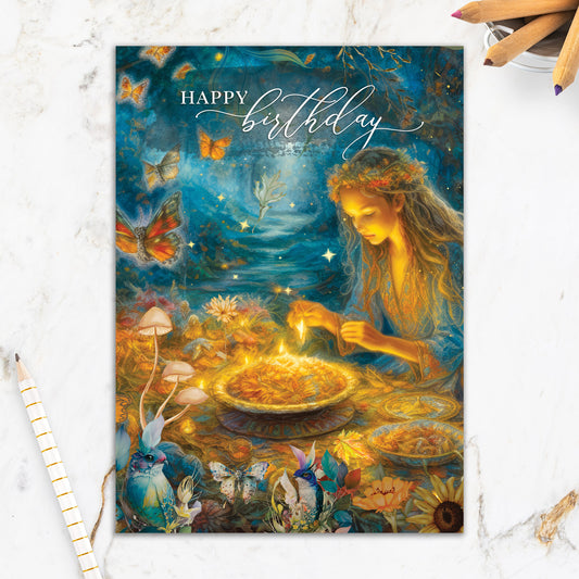 564-IOPM0725WC | BD/Woman Mystical Forest