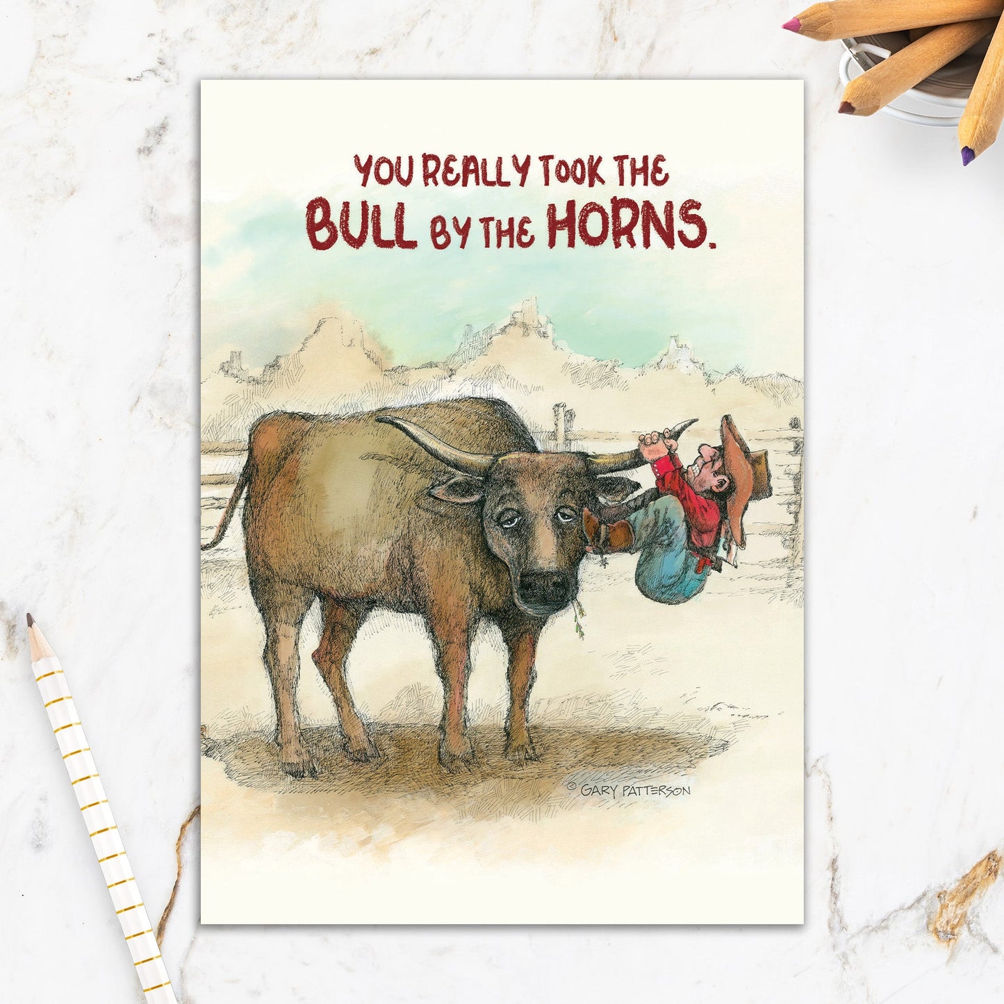 564-IOPW0347S |CO/Bull by the Horns