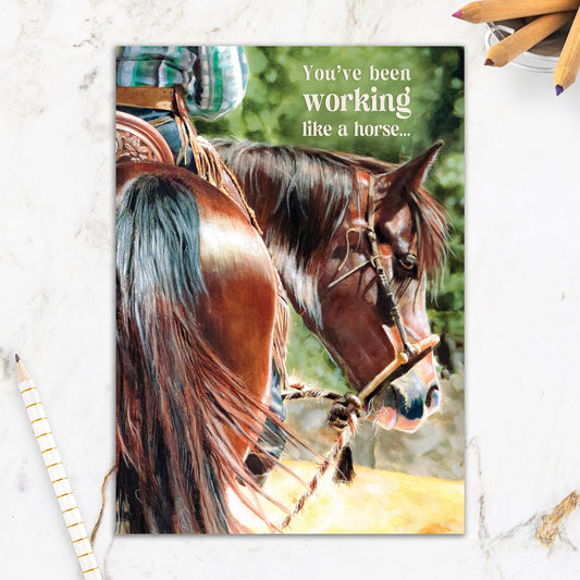 564-IOPW0380L |RT/Working like a Horse