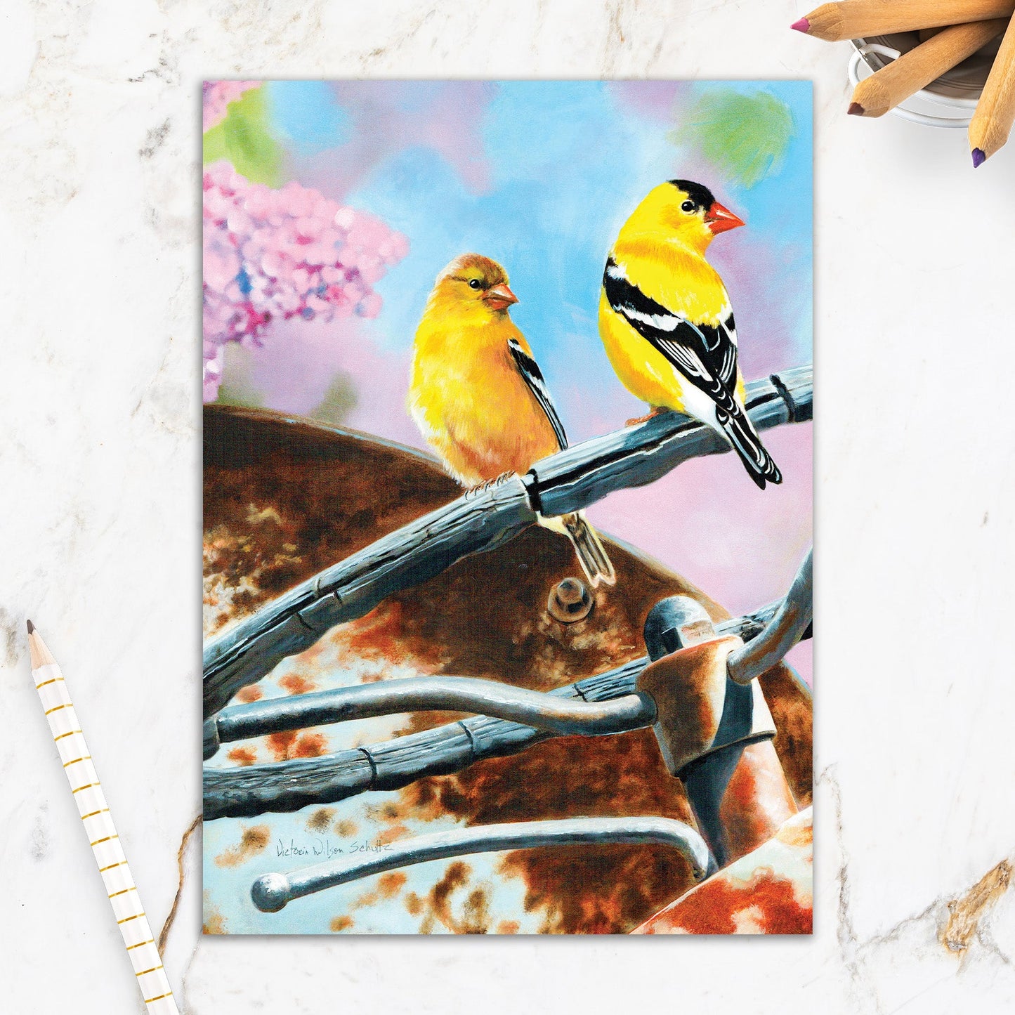 564-IOPW0381L |ED/Birds on Tractor