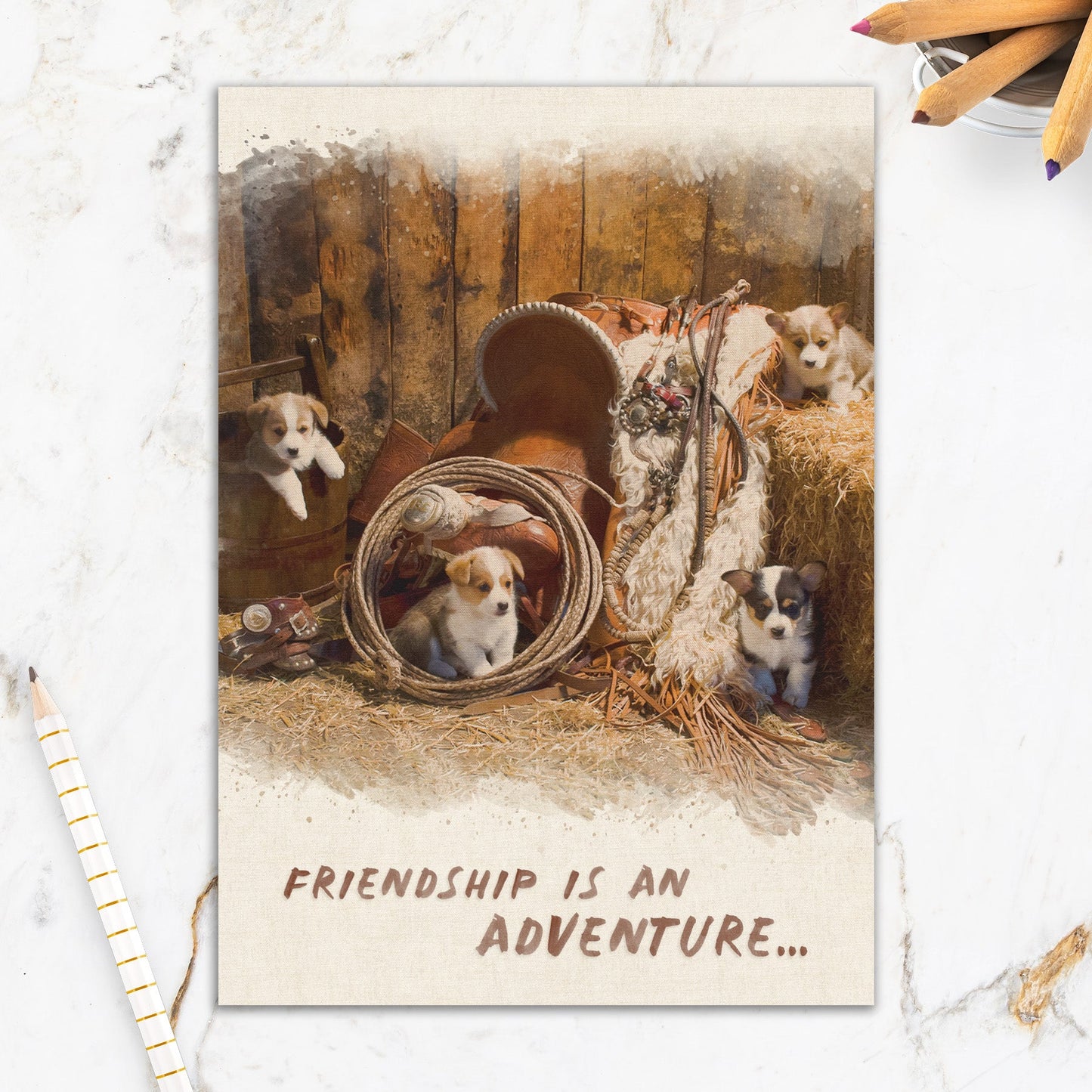 564-IOPW0398L | FR/Puppy Friends