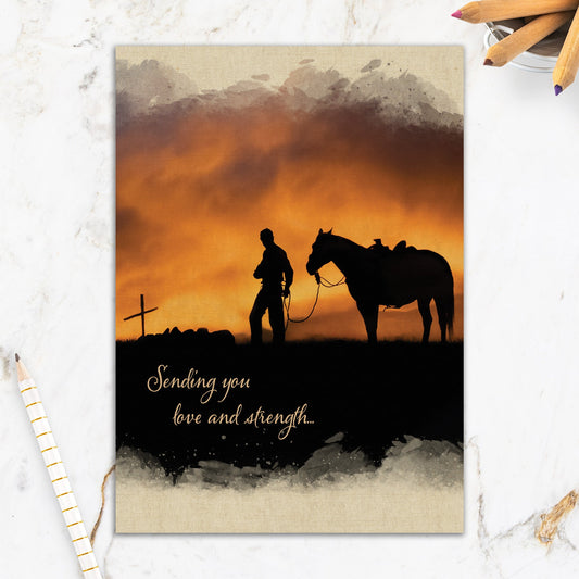 564-IOPW0401L | SY/Cowboy Cross Silhouette