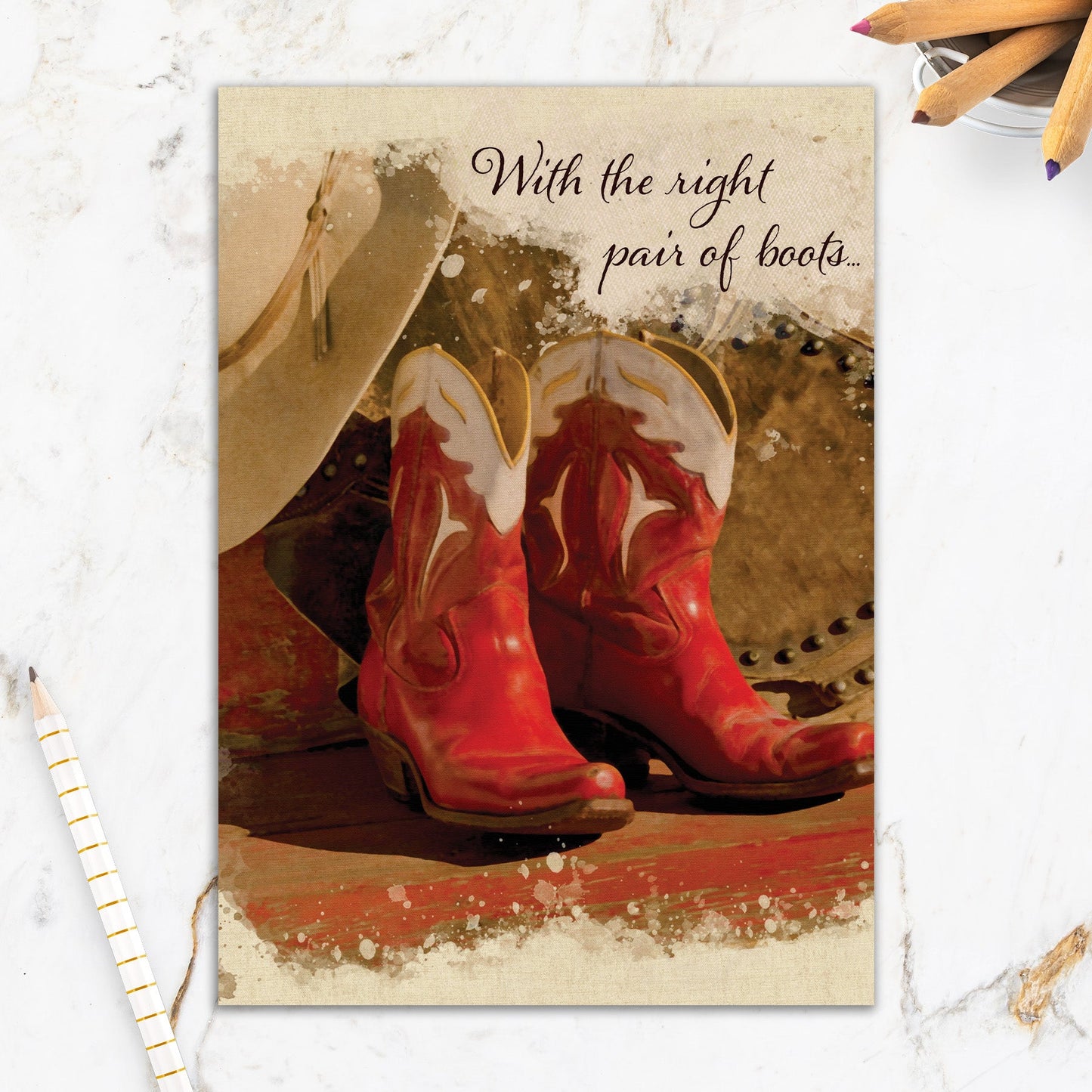 564-IOPW0403L | ED/Red Boots